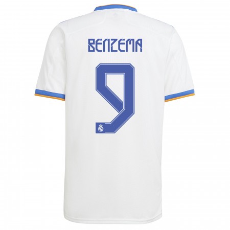 Tenue Real Madrid Karim Benzema 9 Domicile 2021-2022 Maillot de Foot